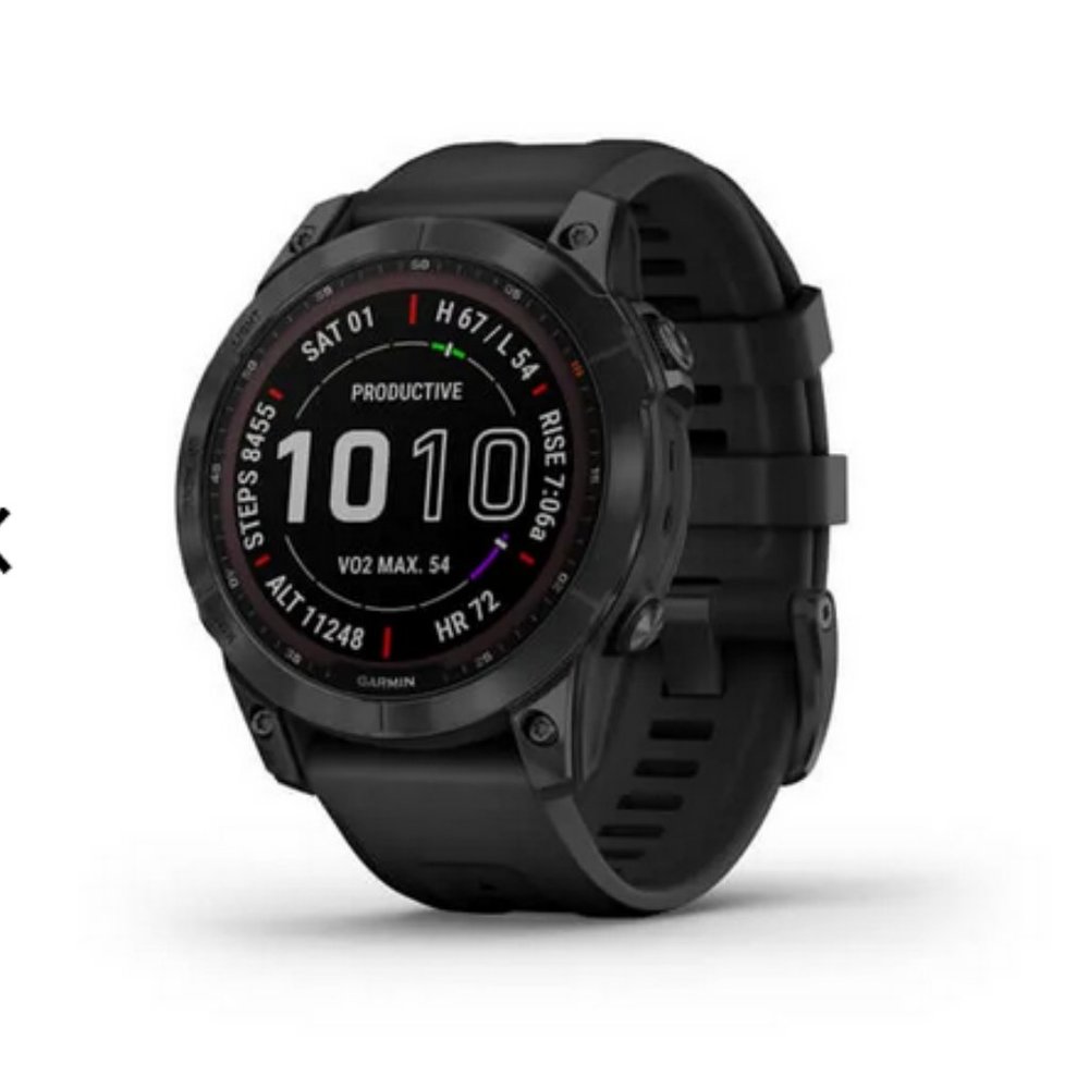 Garmin FENIX 7 SOLAR SAPPHIRE smartwatch, black